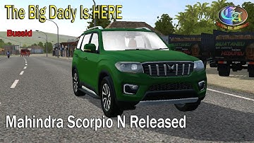 Mahindra Scorpio N Mod Bussid Released | The Big Daddy Of Suv