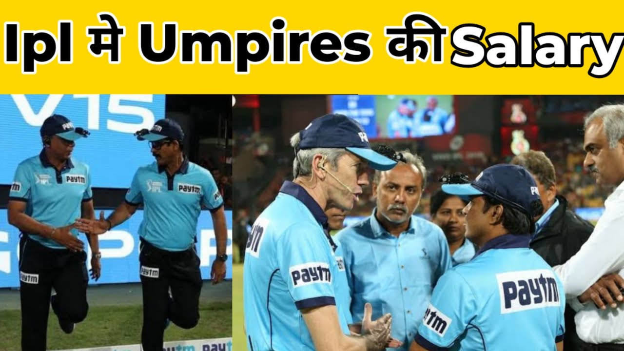 Ipl 2021 Umpire Salary How Much Umpire Earns in Ipl Ipl umpire