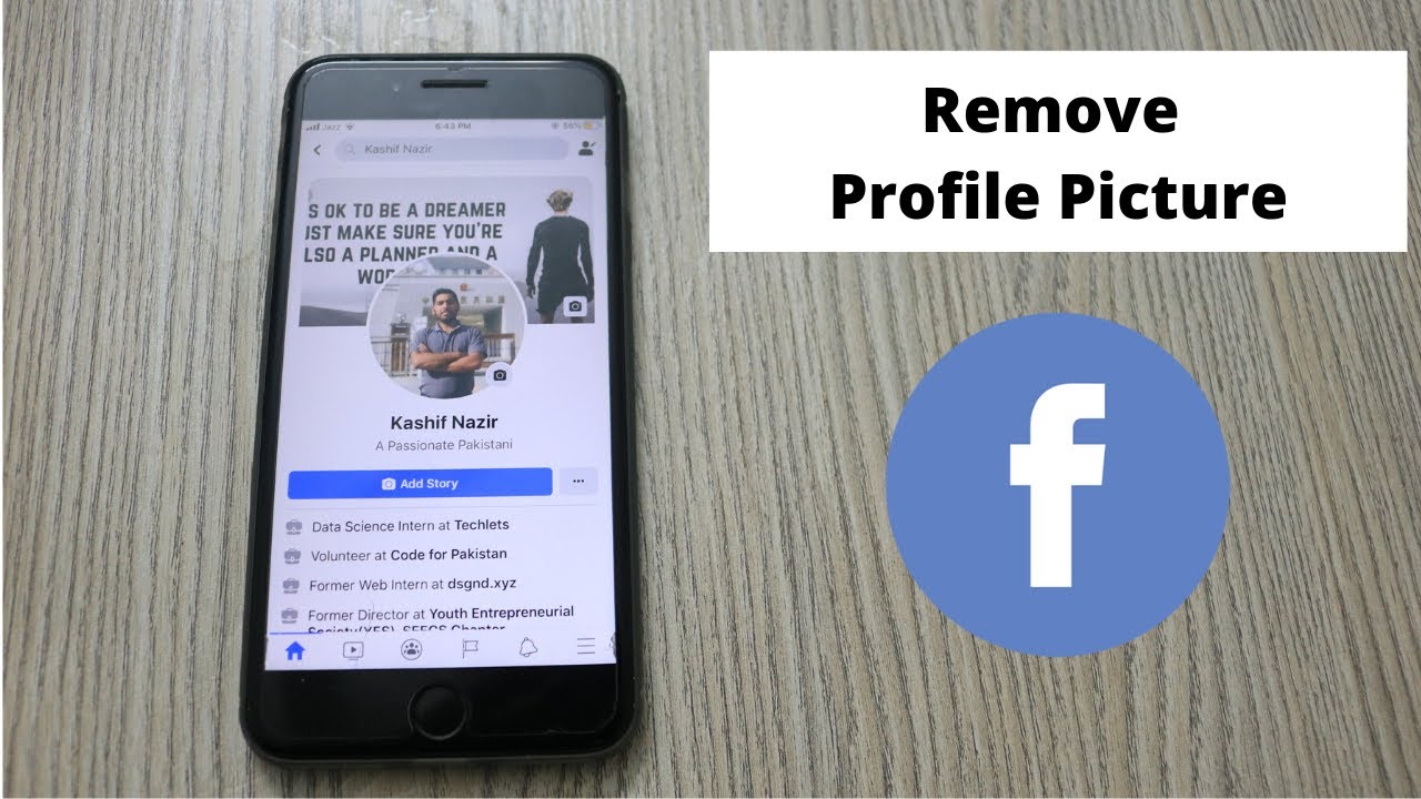 How To Remove Profile Picture On Facebook On Phone (2021)