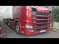 Scania S730 V8 Engine Start V8 sound