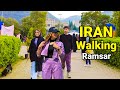Iran  walking in ramsar city in north of iran 2022 beautiful city walk  