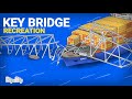 Cargo ship crashes and baltimore bridge collapses   recreation flipaclip