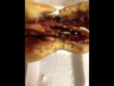 Krispy Kreme  Doughnuts with Bacon Sandwich DIY