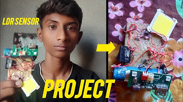 🌞 LDR Sensor Project | Automatic Light System Tutorial || #experiment #science #viralvideo #trending