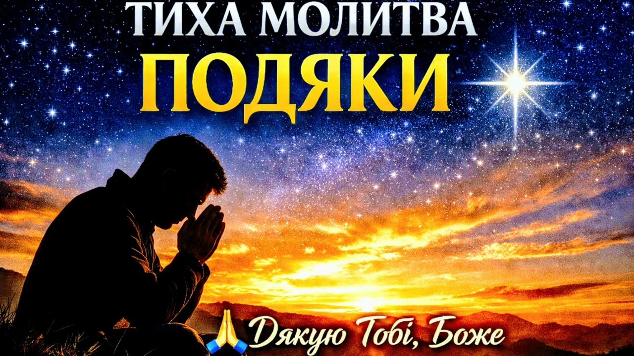 ✨СЬОГОДНІ Я ПРОСТО ДЯКУЮ 🙏 🎼Тиха християнська пісня про вдячність Богові | Спокій і мир для душі🙏
