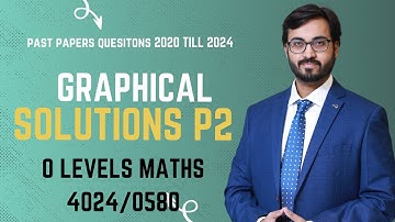 P2 GRAPHICAL SOLUTIONS| PAST PAPER PRACTICE 2020 TILL 2024 | O LEVELS MATHEMATICS 4024 | IGCSE 0580
