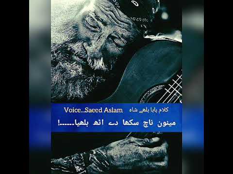 Yaar Mana Day By Saeed Aslam| Sufi Izam Baba Bullay Shah| Punjabi Poetry For Whatsapp Status