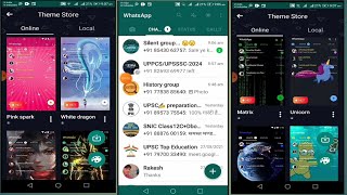 GB Whatsapp update add new theme Easley || GB Whatsapp new look || Amazing look in GB  whasapp screenshot 4