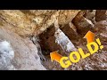 Mining for gold ore  lode mine