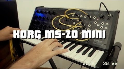 Back to the 80s with Korg Ms-20 mini!