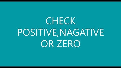 PHP-Write a script to check number is positive,negatice or zero.