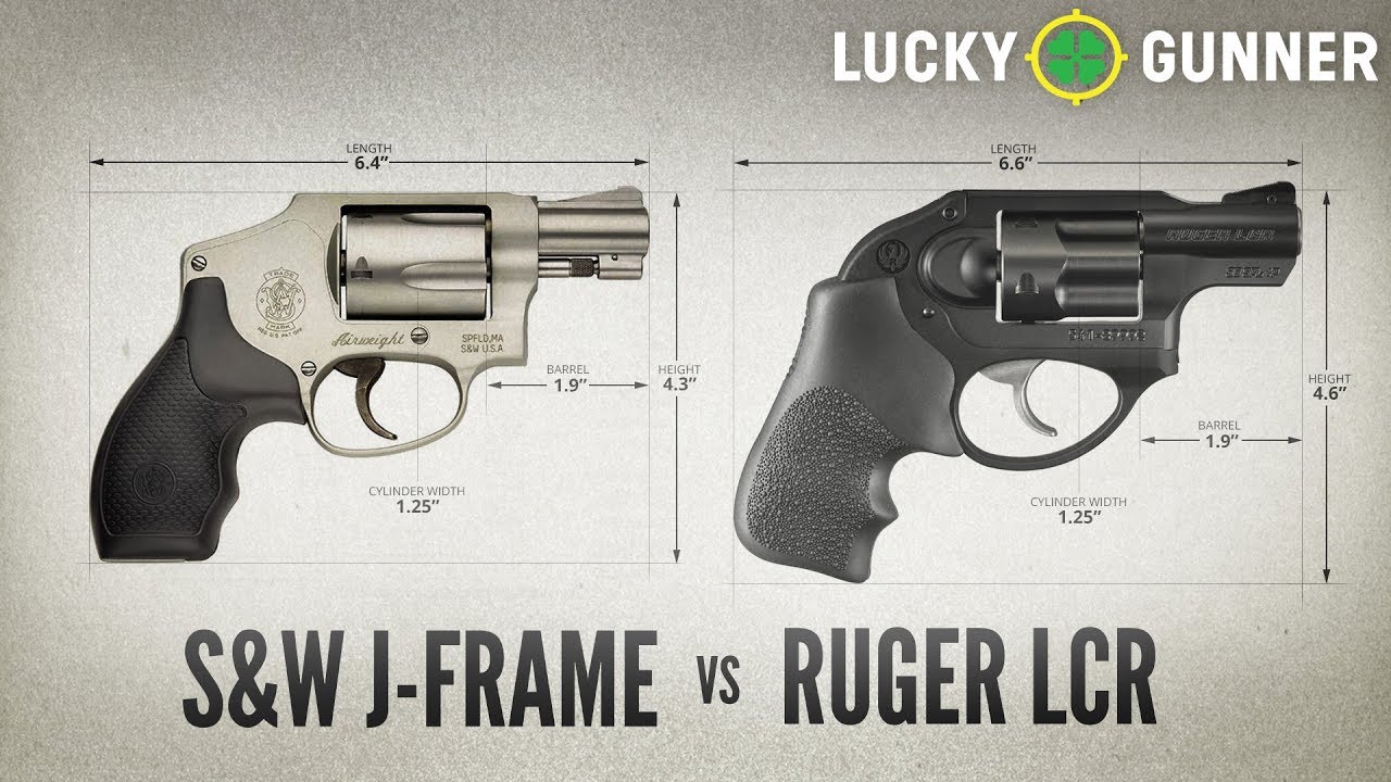 Smith & Wesson J-frame Vs Ruger LCR - YouTube.