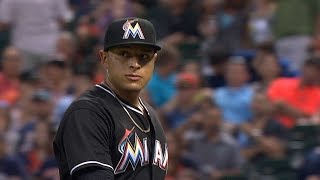 MIA@HOU: Ramos pitches in front of hometown fans