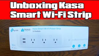 Kasa smart Wi Fi power strip unboxing