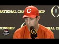 Dabo Swinney following Clemson's loss: Tonight was about LSU | College Football on ESPN