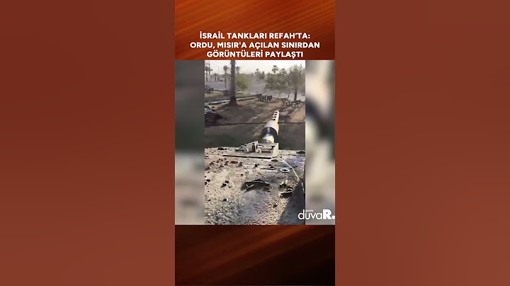 İsrail tankları Refah’ta Ordu, Mısır'a açılan sınırdan görüntüleri paylaştı #shorts