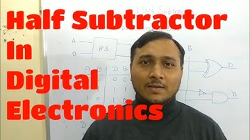 Half Subtractor l Digital electronics l Diploma l Engineering l polytechnic l SkyGyan