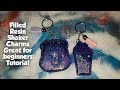 Resin with me / Filled Resin Shaker charms / great for beginners / resin art / epoxy art