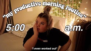My 5 Am Productive Morning Routine For Us Lazy People Vlogmas Day 13
