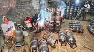 Amazing LPG Gas Cylinder Manufacturing Process In The Largest Factory Incredible Workers