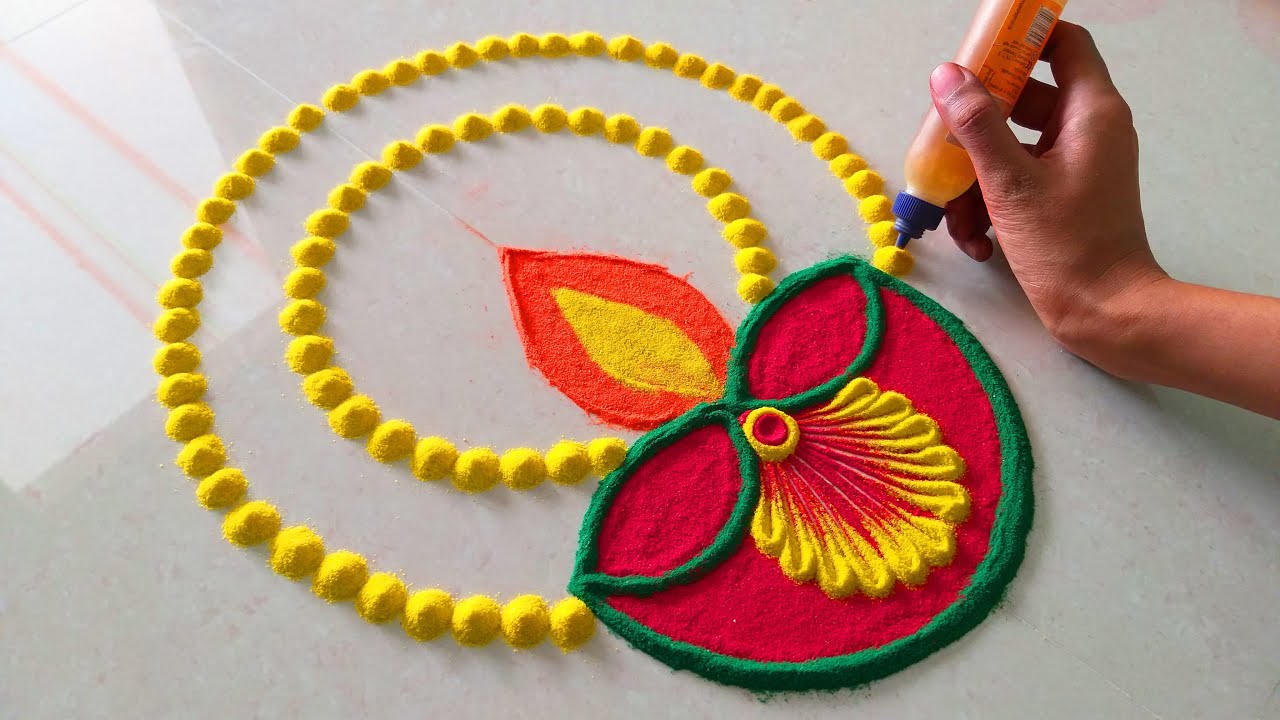 Top 999+ diya rangoli designs images – Amazing Collection diya rangoli designs images Full 4K