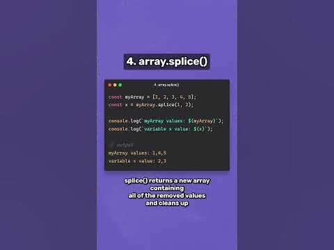 How can I remove a specific item from an array in JavaScript? # ...