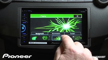 How To - AVH-X2600BT - Customize the Illumination and Themes