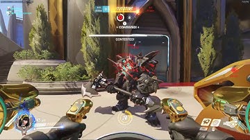 D.Va Solo Team Kill and Point Cap, Last Second of Overtime