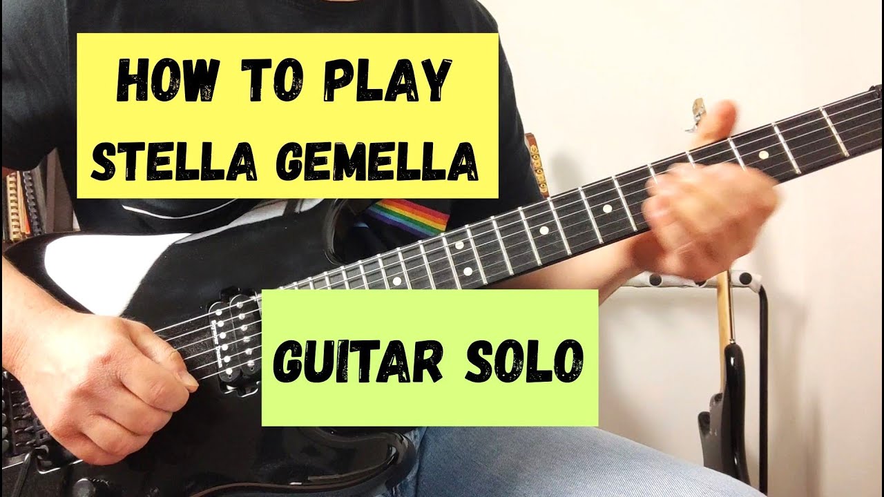 Eros Ramazzotti How To Play Stella Gemella - Michael Landau SOLO Lesson