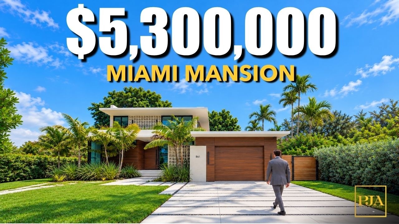 Inside a $5,000,000 MIAMI MANSION | Luxury Home Tour | Peter J Ancona