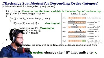 Bubble Sort coding LIVE 🔴 | Ascending + Descending | Recorded Lecture 6 | Domain Knowledge