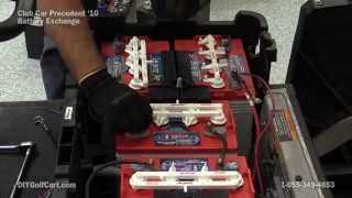 How to Replace Club Car Precedent Batteries | Electric Golf Cart - YouTube
