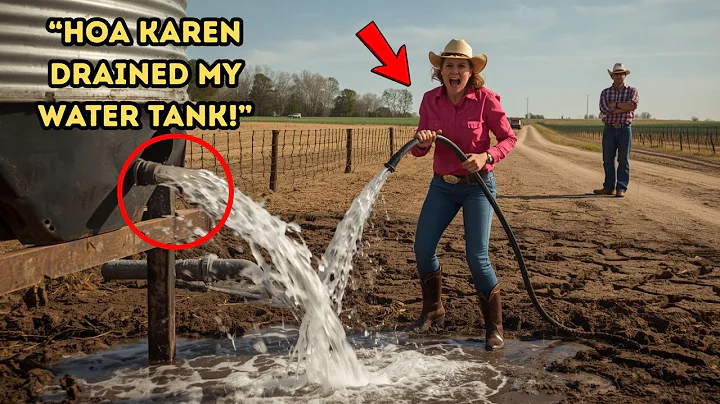 HOA Karen Kept Draining My Water Tank — She Didn’t Know It Powers Her Whole Street | CrimsonDesire