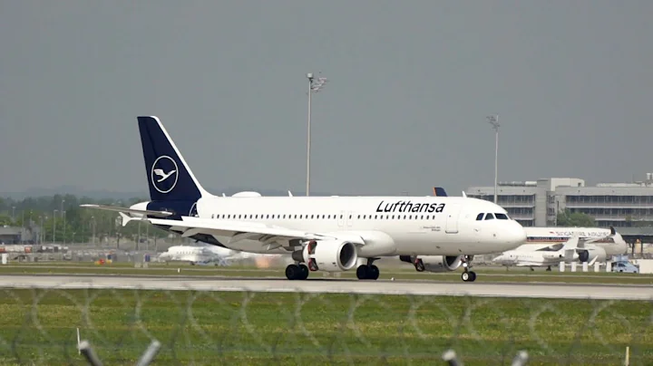 Lufthansa Airbus A320-214 New Livery D-AIZC arrival at Munich Airport