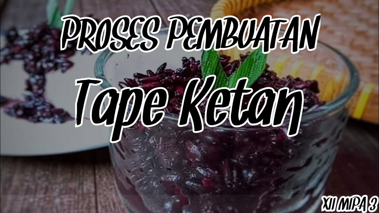 Proses Pembuatan Tape Ketan | Bioteknologi | SMAN 1 Kaliwungu | 2020