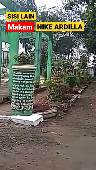 Sisi lain makam sang Legenda Musik Indonesia  Nike Ardilla #nikeardilla #deddydorres