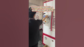 Enclosed CNC drilling machine #cnc #cncmachine ##drilling #factory