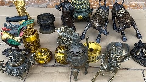 Quan công cửi ngựa _ Cặp trâu Pháp lam _ đỉnh cữu long. Tối 7/8 #đồcổcầnthơ #đồcổ