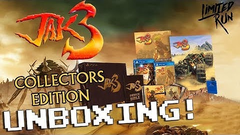 Jak 3 PS4 Collectors Edition (Limited Run Games) Unboxing!