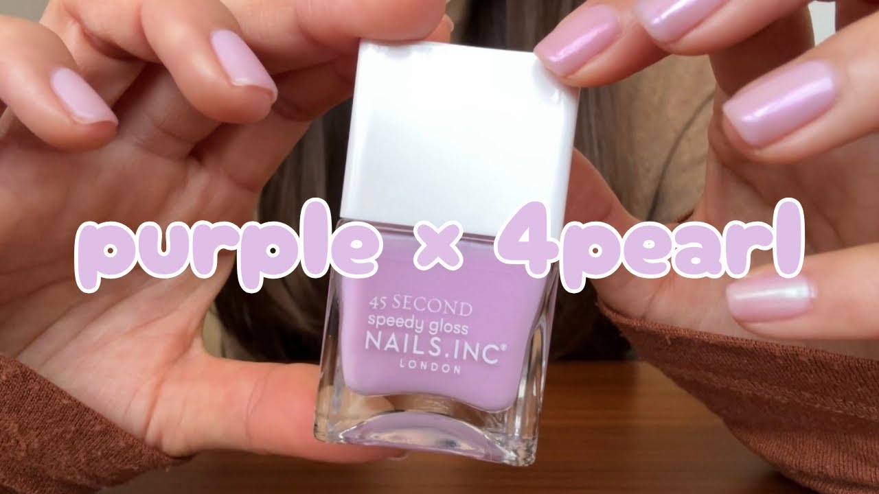 【ワンカラーアレンジ】お気に入りのムラサキに合うパールカラー4選！