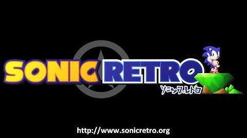 Sonic Retro Splash Screen HD