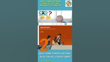 Qualcomm compra Arduino (2)#short #bernardotutoriales #arduinoproject #arduino #qualcomm #robotics