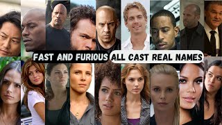 Fast and Furious Cast | Real Names