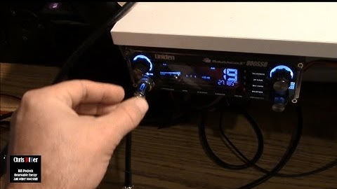 Uniden CB radio base station interference from solar equipment/washing machine