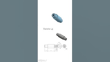 Studycadcam exercise 45 #cad #solidworks #3dmodeling #onshape #sketchup #autocad #fusion360