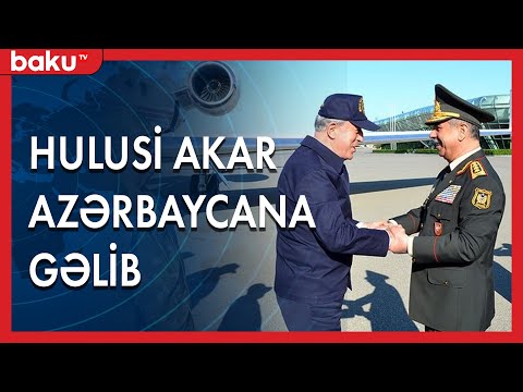 Hulusi Akar Azərbaycana gəlib - BAKU TV