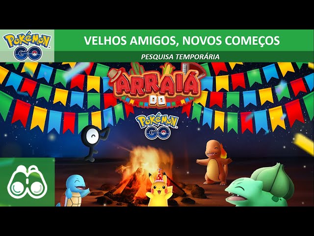 O Arraiá do Pokémon GO chegou ao Brasil!