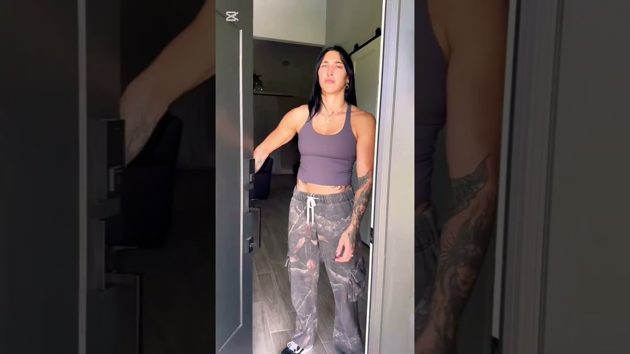 Someone Knocked Rhea Ripley S Door Her Reaction Wwe Rhearipley Shorts