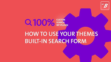 How to use your themes built-in search form in the Custom Search WordPress Plugin