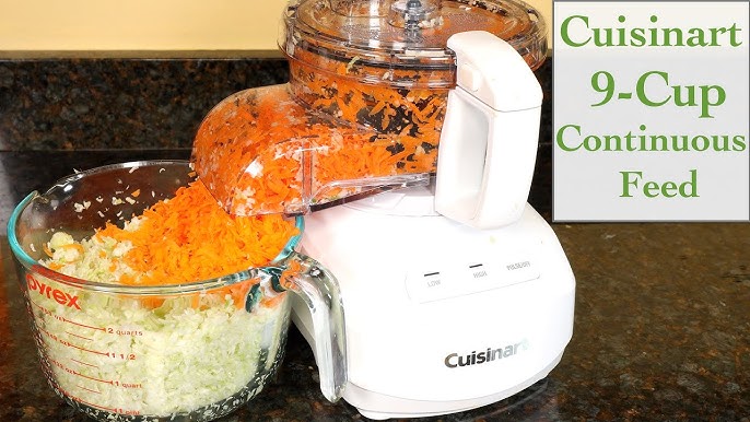 Cuisinart 9 Cup Continuous Feed Food Processor White